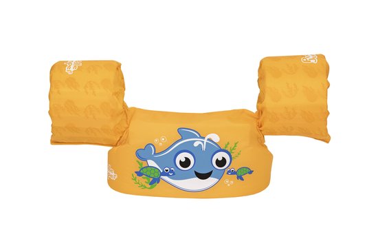 Besway Puddle Jumper - Bandes de natation réglables pour enfants - Baleine - Capacité de charge 15 - 30 kg - Taille taille unique