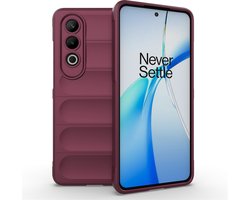 MobyDefend Hoesje - Geschikt voor OnePlus Nord CE 4 - TPU Gripcase - Paars