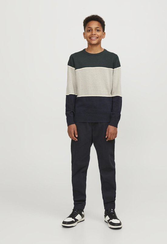 Pantalon Garçon Jack & Jones - 98% Coton, 2% Élasthanne - Coupe Classique - Taille Mi-Haute