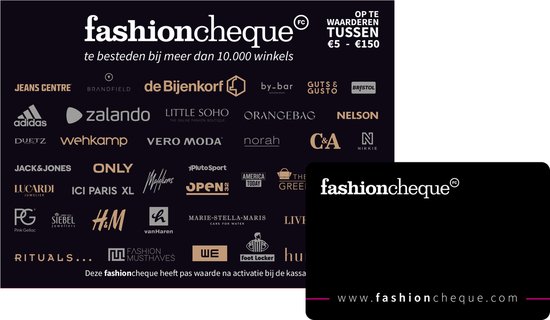 fashioncheque zwart – Cadeaukaart 40 euro | bol
