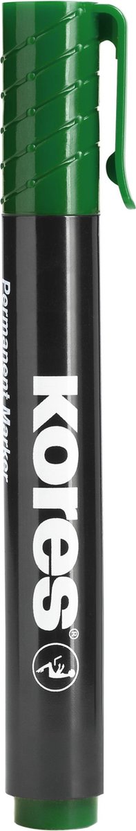 Kores M20935, Groen, Kogelpunt, Zwart, Groen, Wit, 3 mm, 1 stuk(s)