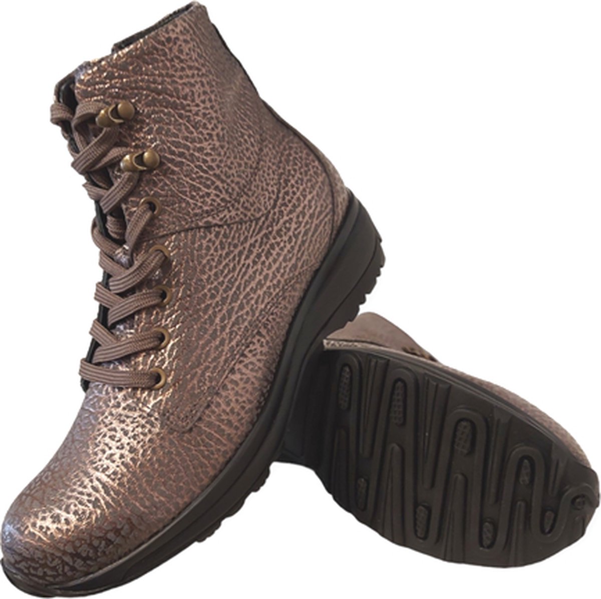 Xsensible Stretchwalker Veterboots Milton - Taupe nubuck leer