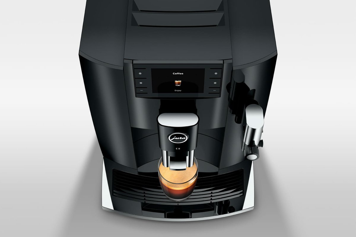JURA E8 Piano Black - Premium volautomaat met 17 koffiespecialiteiten thumbnail 6