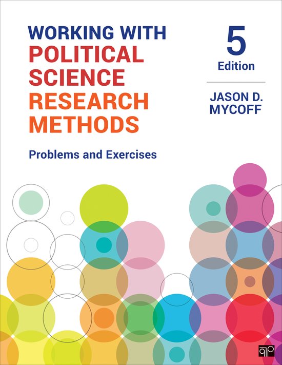 Political Science Research Methods 9th Ed.pdf Working with Political Science Research Methods Problems and Exercises ...