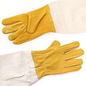 Imkerhandschoenen tegen Bijen en Wespen | Voor Imker en Wespenverjager | Extra lange mouw - Maat L