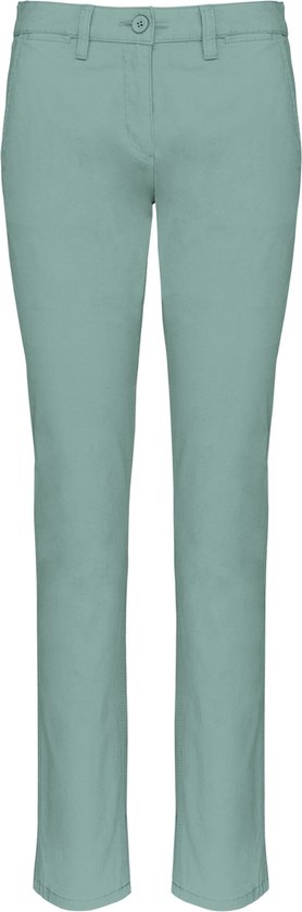 Pantalon Femme 36 NL (38 FR) Kariban Sage 98% Katoen, 2% Élasthanne