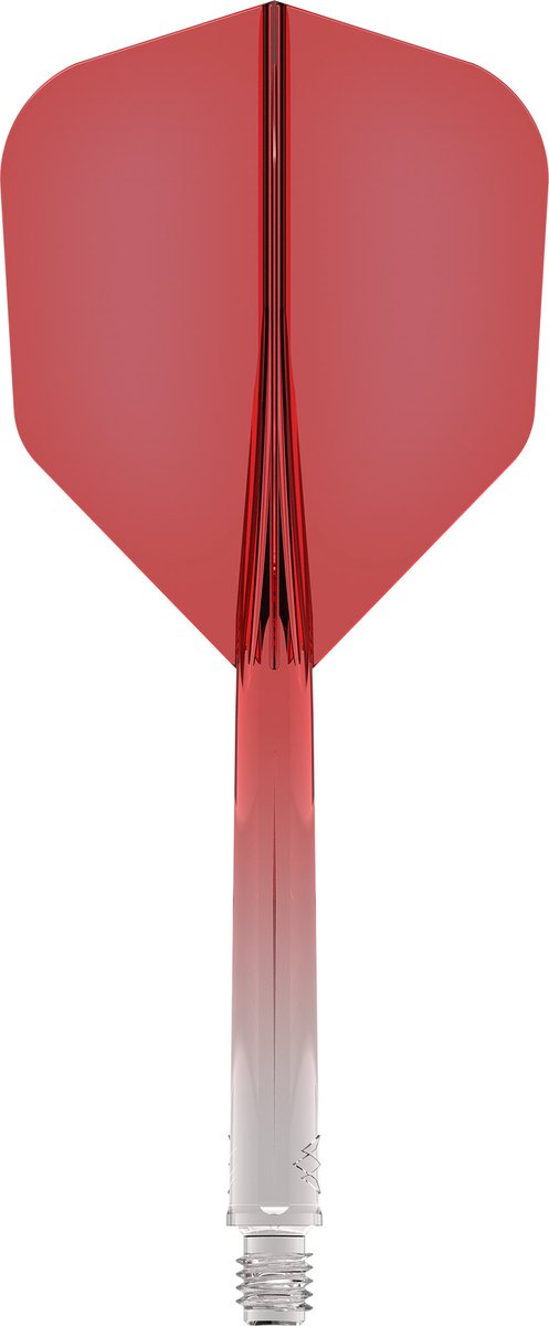 Mission Force 90 Gradient Transparent Red NO6 - Dart Flights