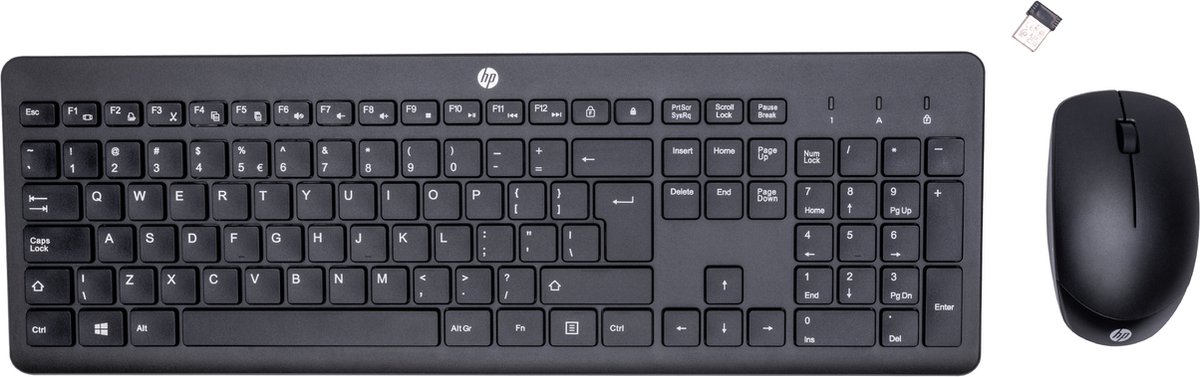 HP 230 draadloze muis- en toetsenbordcombo UK Layout op Prijzenvolger.com