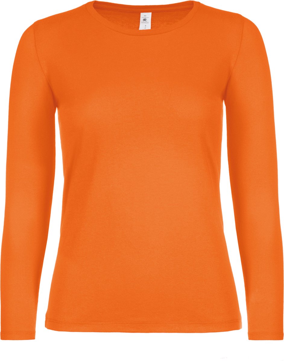 B&C BE INSPIRED - Women´s T-Shirt #E150 Long Sleeve - Orange - L