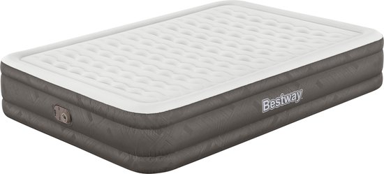 Fortech Queen Luchtmatras met Ingebouwde AC-Pomp en Antimicrobiële Coating 2,03 m x 1,52 m x 36 cm — afbeelding 3