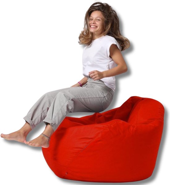 Xoft Living – Zitzak – Premium XXL – Rood – Waterafstotend