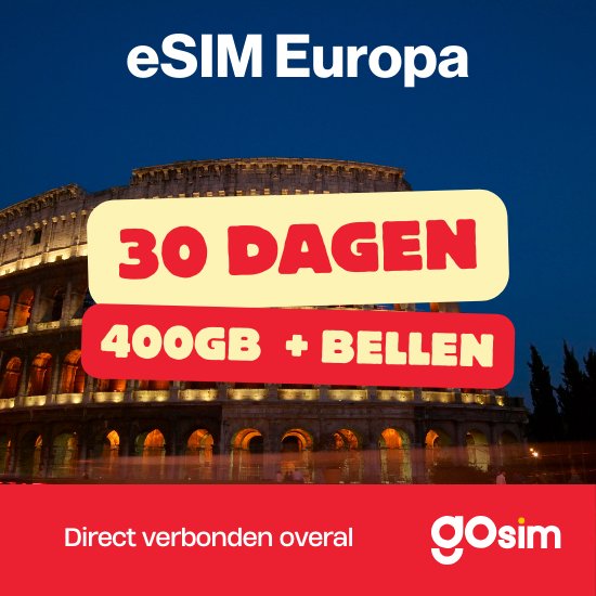 eSIM Europa 400GB Inclusief Onbeperkt bellen Simkaart No Limit 30 dagen bol