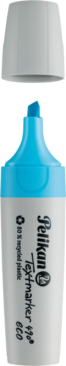 Pelikan tekstmarker 490 - Eco - Blauw - 1 stuk