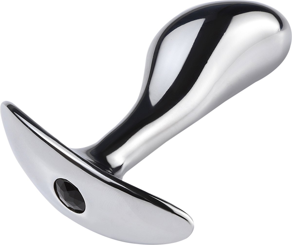 Fixxx - Duimvormige Aluminium Buttplug - 3 maten S
