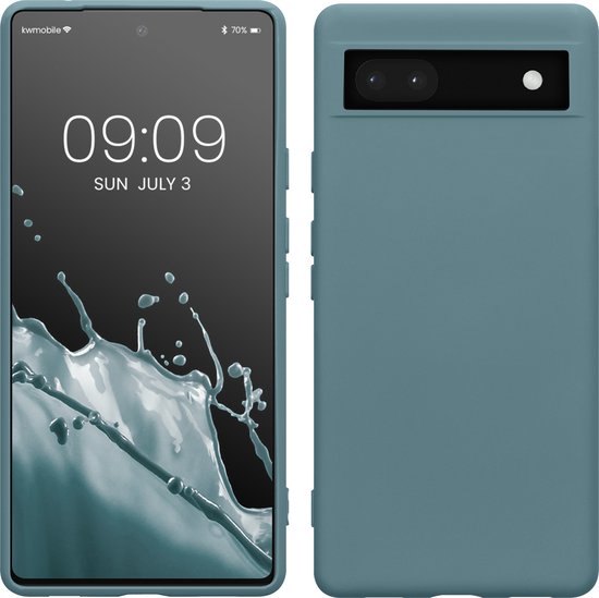 kwmobile coque de téléphone adaptée à Google Pixel 6a - Coque pour smartphone - Coque arrière en pierre antique