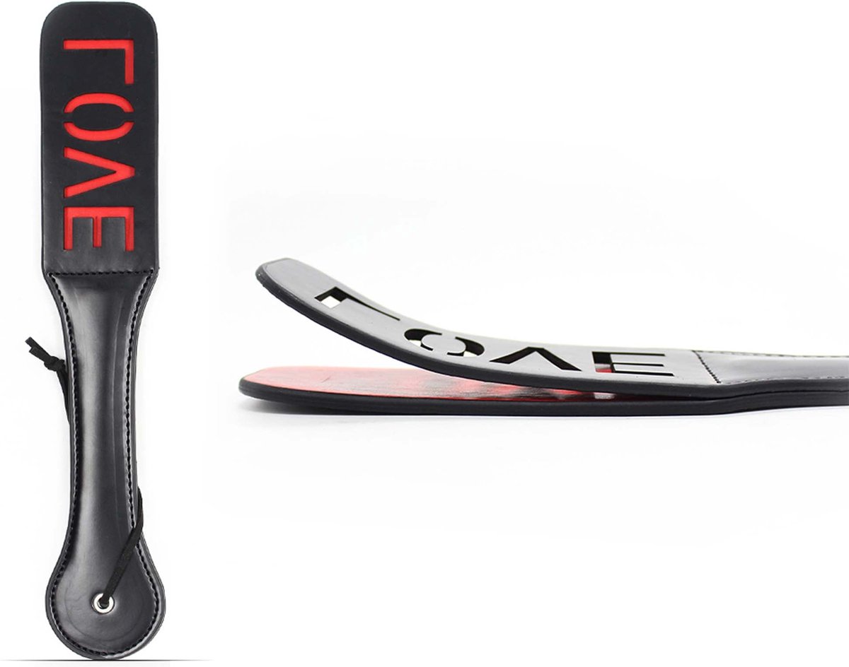 Smart Moves - Paddle LOVE - 32 cm - Zwart/Rood