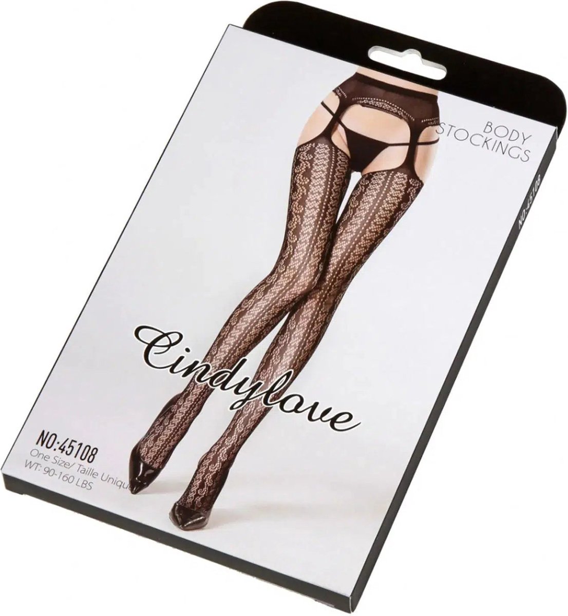 Goedkoopste Cindylove - Jarretelkousen - No. 45108 - One Size - Zwart