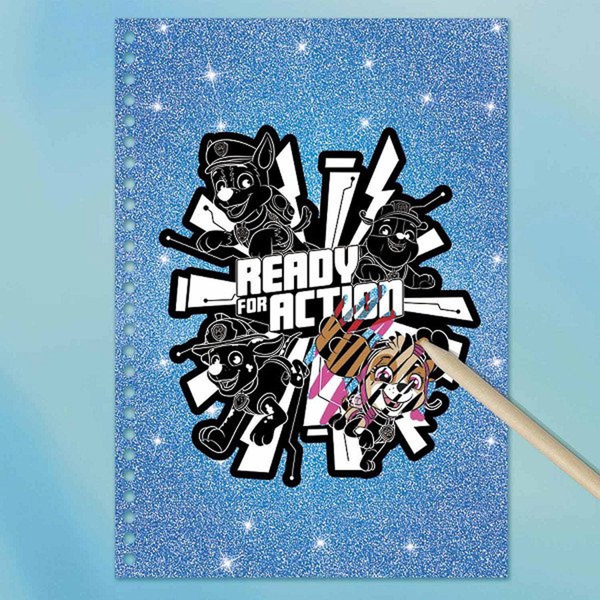 PAW Patrol Totum vakantie doeboek luxe kraskaarten- en kleurboek / creatief speelgoed jongens en meisjes junior scratch art - A5 harde kaft — afbeelding 14