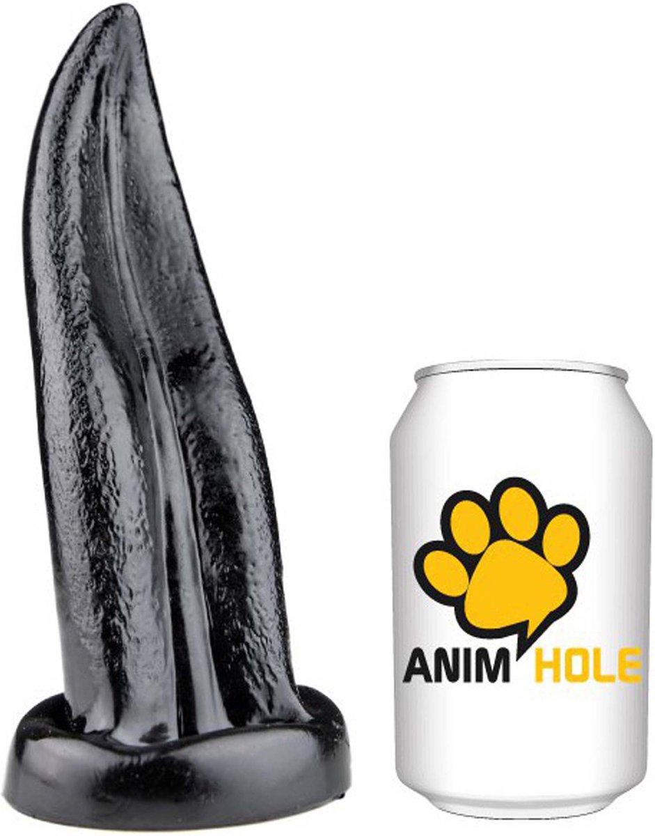 Goedkoopste Gangbangster - Tongue - Dildo - 19 x 5,8 cm - PVC - Zwart