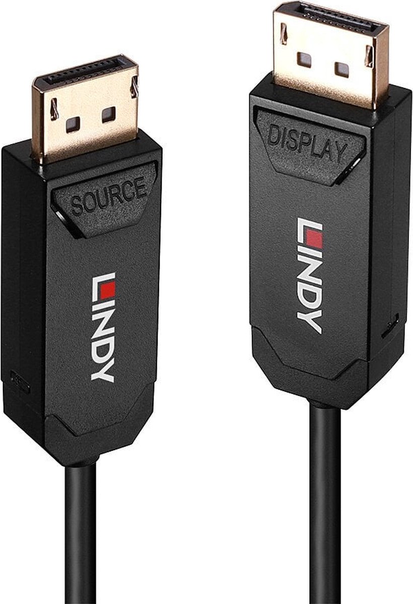 Lindy 38520 DisplayPort kabel 10 m Zwart