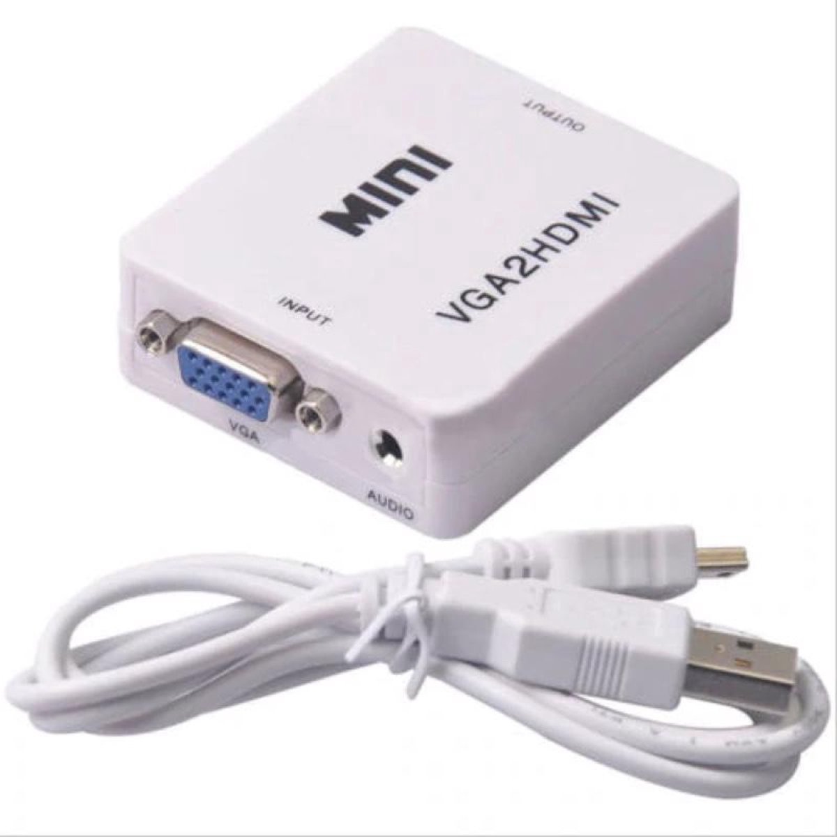 CHPN - VGA naar HDMI converter - Converter VGA/HDMI - Met voedingskabel - 1080p