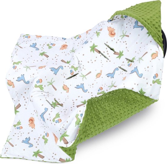TupTam Baby Einschlagdecke und Wiegendecke 85x85cm (2er Set) Füchse im