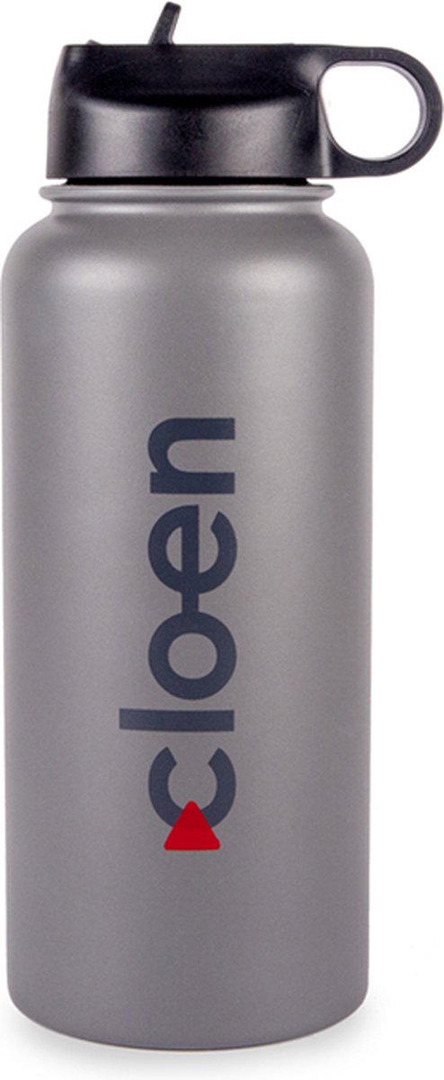 Cloen 1337020101 950ml Thermosfles Grijs