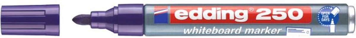 Edding 250 markeerstift 1 stuk(s) Kogelpunt Violet