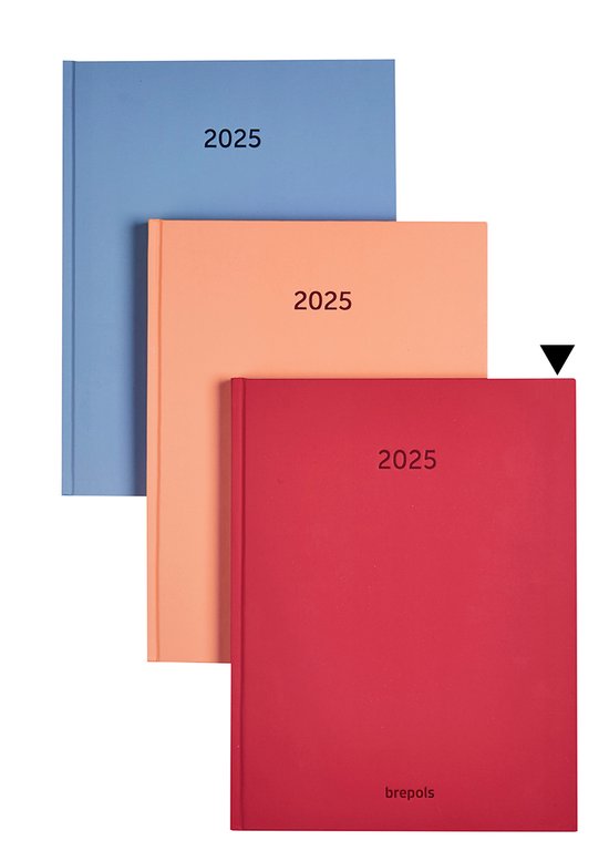 Foto: Brepols agenda 2025 timing sunrise weekoverzicht 1w 2p rood 17 1 x 22 cm