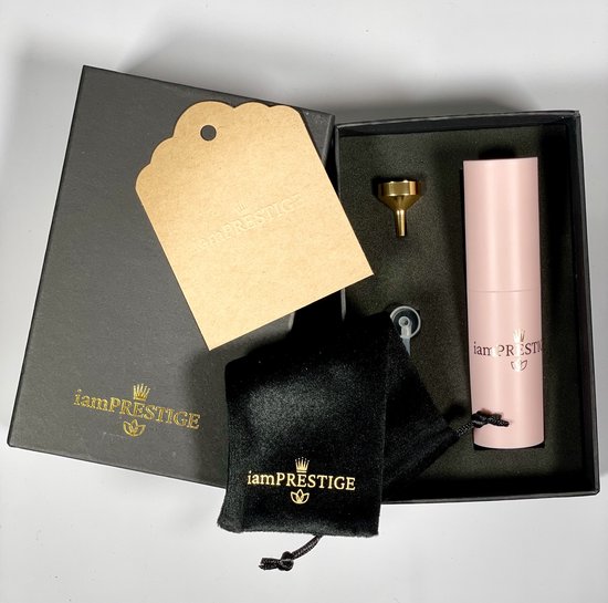 iamPRESTIGE PINK Parfum 20ml refillable Gift travel box