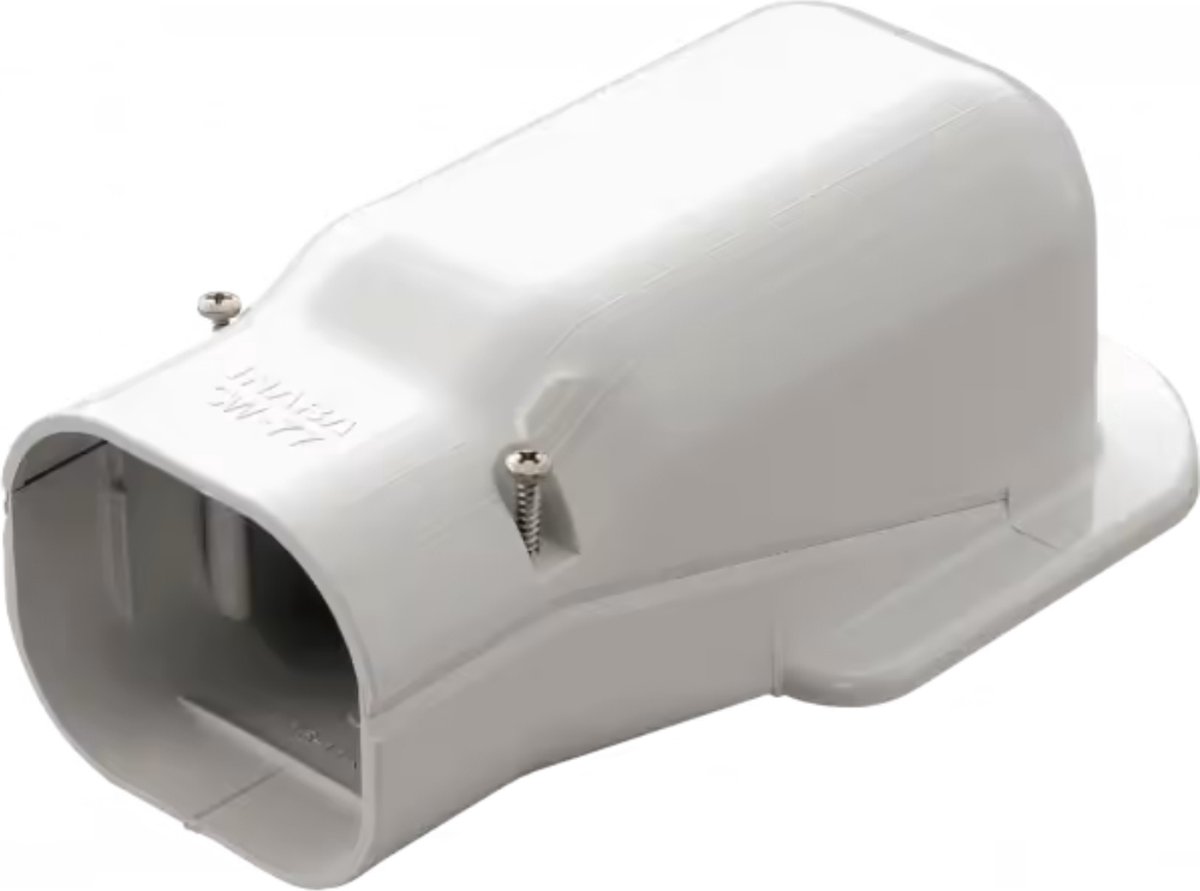 Evolar Airco Hoekaansluitstuk Wit - 75 x 63 MM