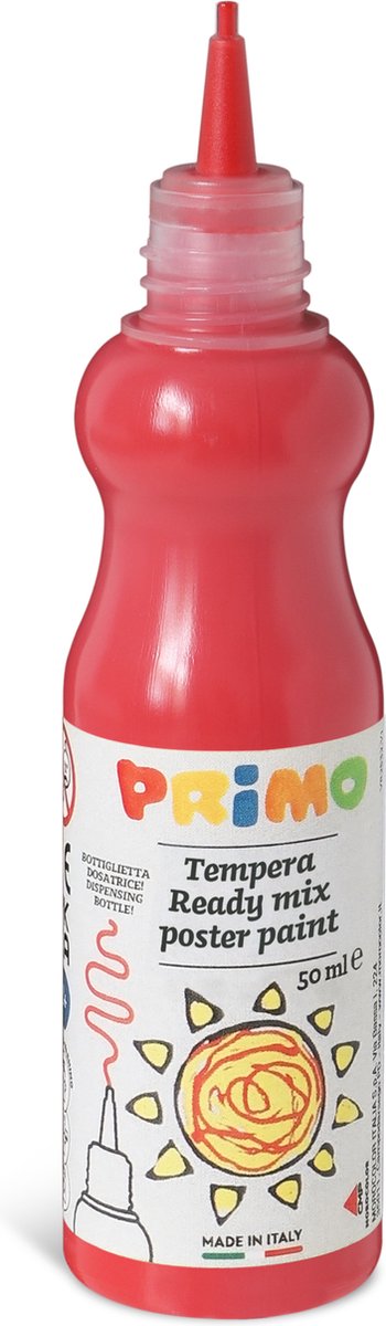 Plakkaatverf in Spuitflesje, Rood, 50 ml