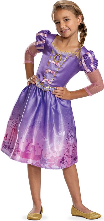 DISNEY Prinses - TANGLED, Rapunzel Verhalenboek Classic, Maat M (7-8 jaar), Meisjes
