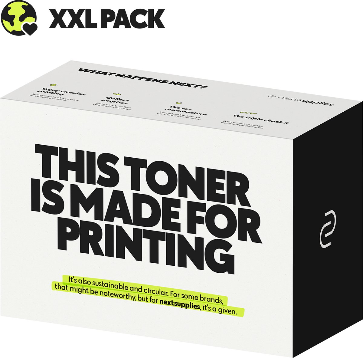 HP CF226X / 26X (Black). Originele toner, circulair.