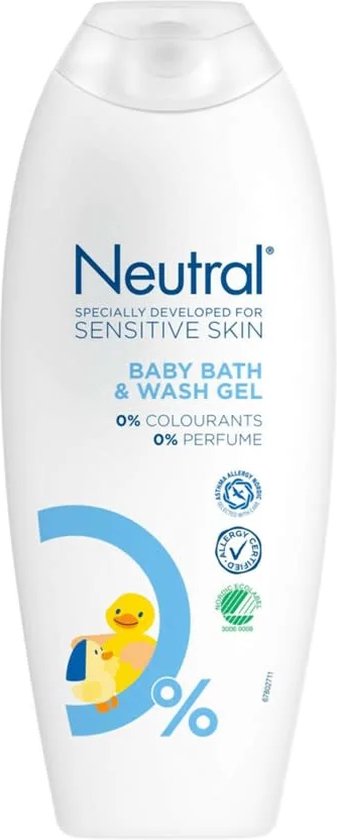 Neutral Parfumvrij Babywasgel 250 ml