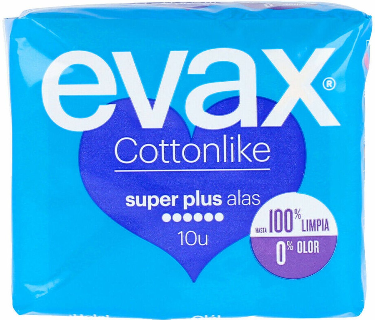 Evax Cottonlike Saoper Plus With Wings 10 Units