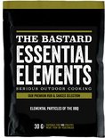 The Bastard Essential Elements kruidenmix, 30g, met groene en zwarte verpakking.