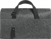 Organizer modern classic – tas voor kantoor – antraciet – 50 cm - 100% gerecycled vilt – veel opbergmogelijkheden – Halfar®
