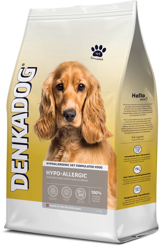 Denkadog Superior Hypo-Allergic Lam&Rijst - Hondenvoer - 2.5 kg