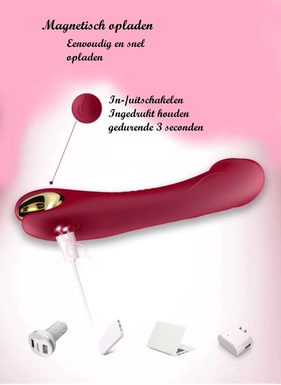 Vibromasseur Coq'in Français Modèle Sydney - Silicone, USB, Imperméable, Multi-vitesses - Neuf, Couleur Orange