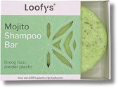 LOOFY'S - 0% Plastic - Shampoo Bar + Zeepbakje | Zeepblikje | Zeephouder -Mojito Shampoo - Droog Haar Producten - 100% Vegan - Loofys