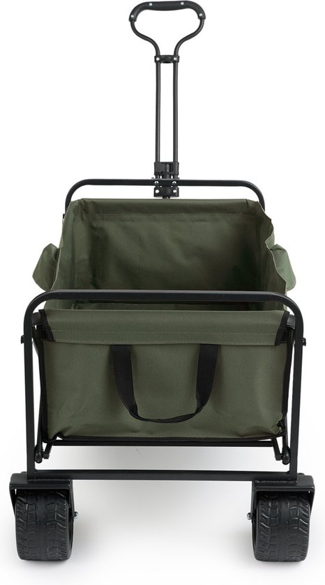909 Outdoor Bolderkar - Pliable - Capacité de charge max 80 KG - 100x57x99cm - Vert