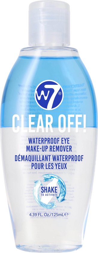 W7 Clear Off! Waterproof Eye Make-up remover - 125 ml