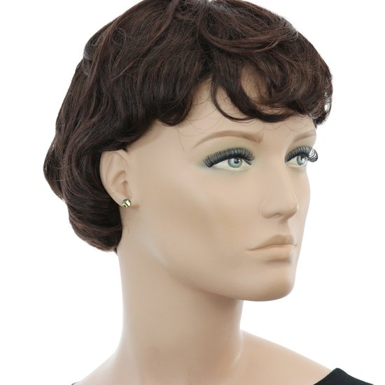 Boucles d'oreilles Behave - boucles d'oreilles à clous - coquille d'ormeau - multicolore - 0,7 cm