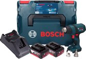 Bosch GHG 18V-50 Professionele snoerloze heteluchtblazer 18 V 300° C / 500° C + 2x accu 4.0 Ah + lader + L-Boxx