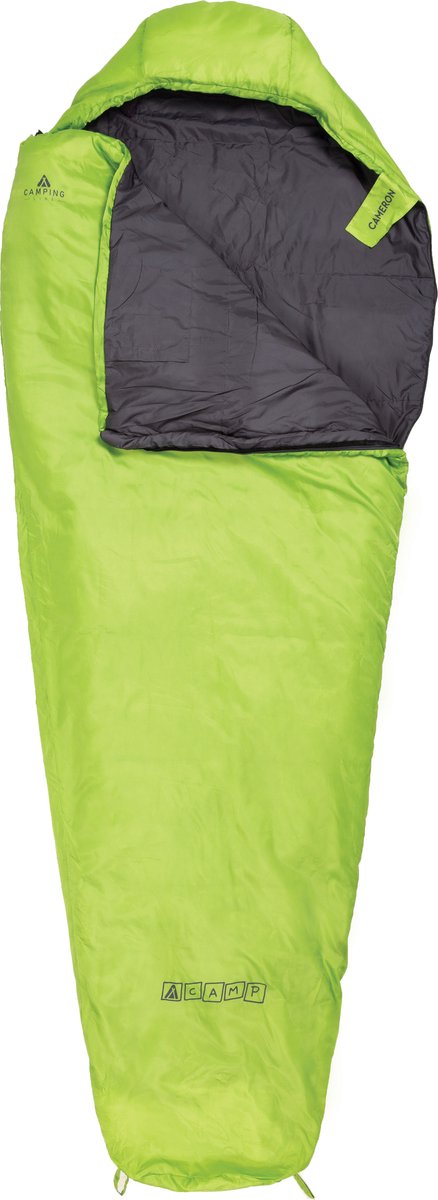 ACAMP Cameron Mummy Slaapzak 220 x 85 x 50 cm Lime Groen 750 Gram PFC-Vrij