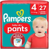 Pampers Baby Pants Baby Dry Maat 4 Maxi (9-15 kg), 27 luierbroekjes
