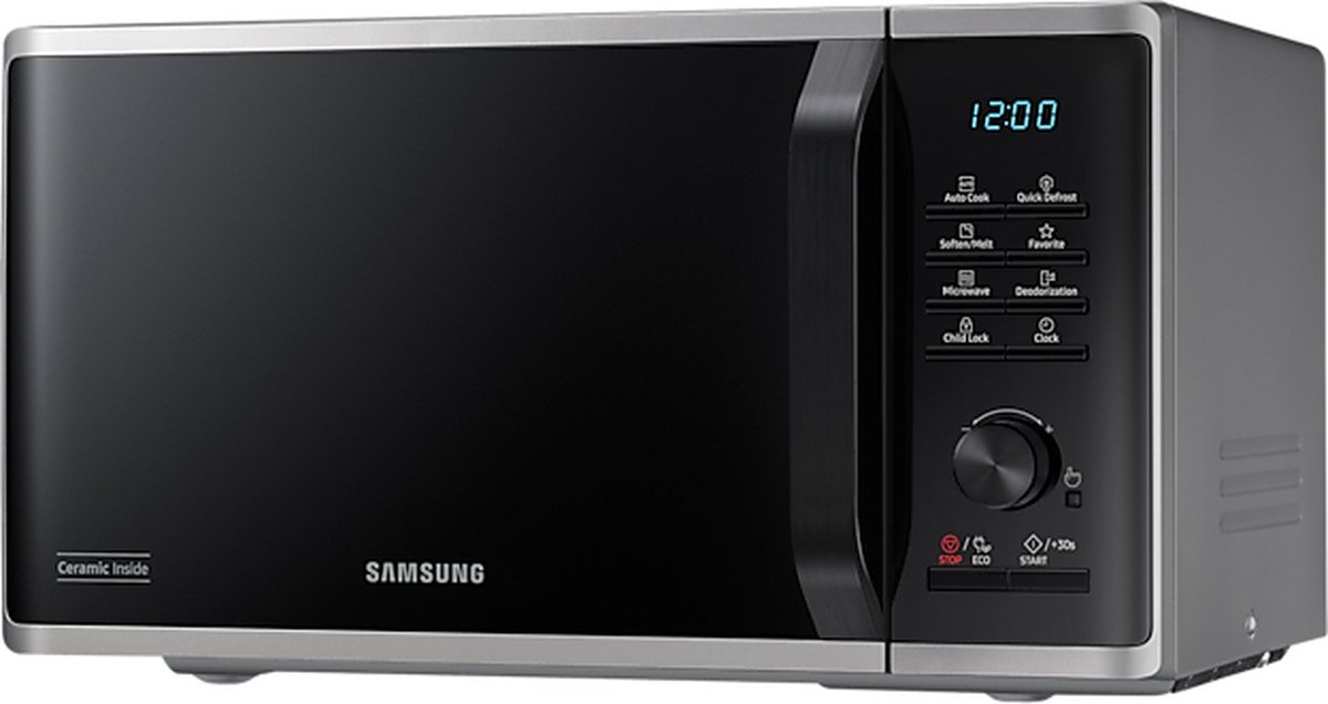 Samsung MS23B3515AS/EN - Solo-magnetron - 800W - Zilver - Quick Defrost — afbeelding 3