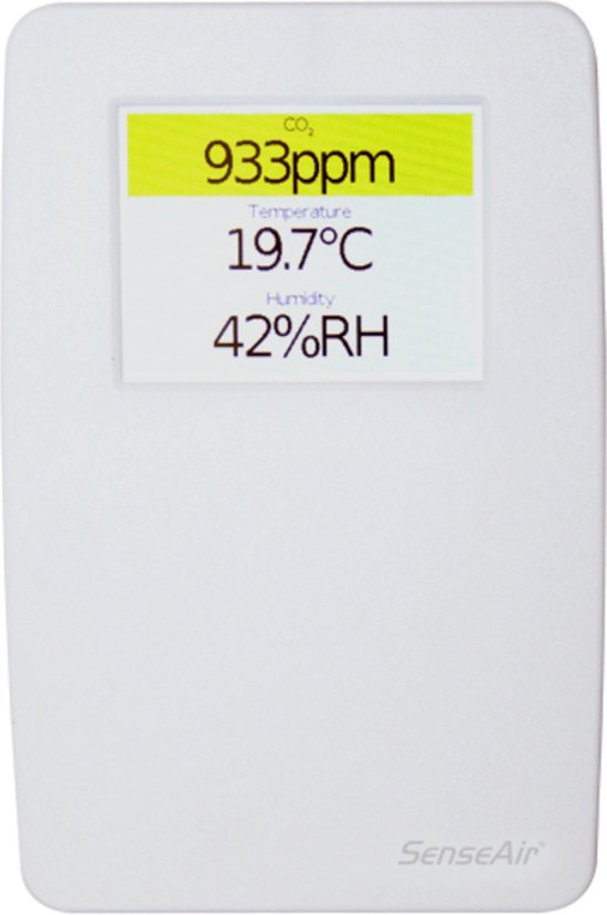 Senseair tSENSE CO2 – temperatuur en luchtvochtigheid meter met 0-10V uitgangssignaal