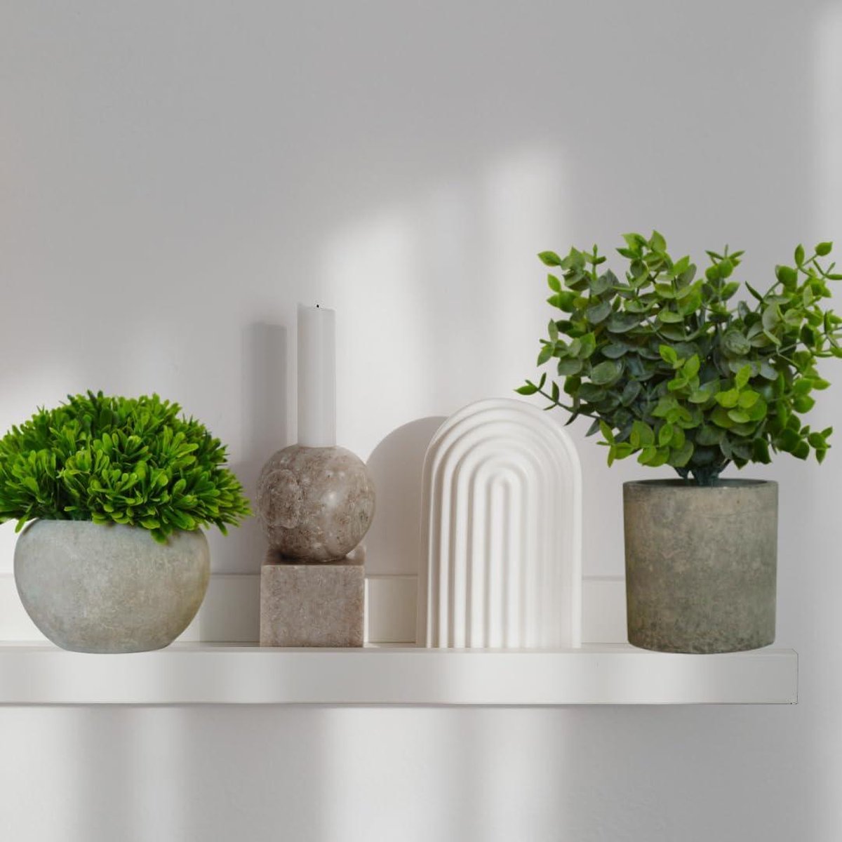 3 stuks kunstbloemen in pot, kleine kunstplant 15 x 14 cm, mini-kunstbloemen in pot als echt, kunstplanten met pot, mini-decoratie, voor thuis, kantoor, tafeldecoratie